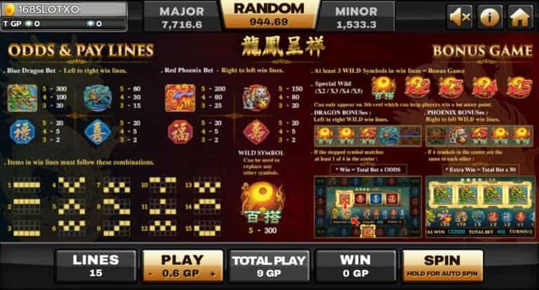 ทดลองเล่น Dragon Phoenix